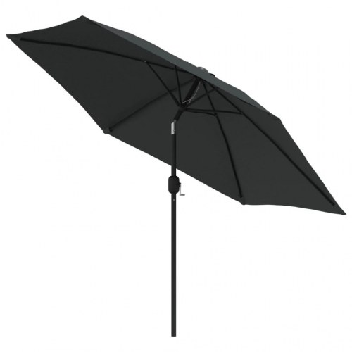 Udendørs parasol 300 cm med vippefunktion - antracitgrå