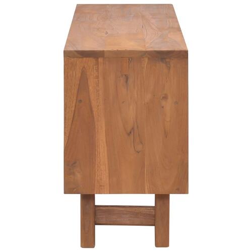 Tv-skab 110x30x50 cm massivt teaktræ