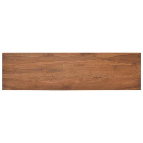 Tv-skab 110x30x50 cm massivt teaktræ