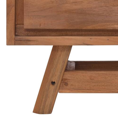 Tv-skab 110x30x50 cm massivt teaktræ