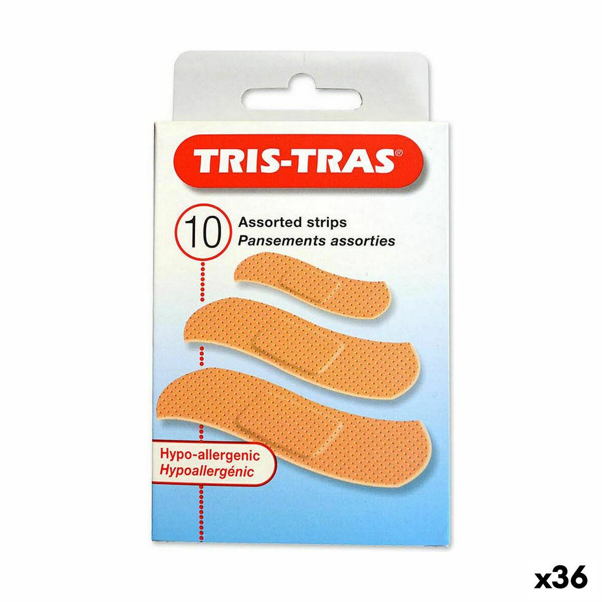 Tris-tras Plastre Assorterede 36 Enheder