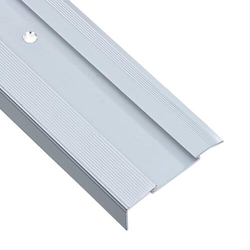15 stk. trappelister L-facon 100 cm aluminium sølvfarvet