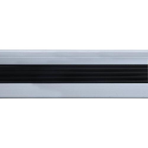 15 stk. trappelister L-facon 100 cm aluminium sølvfarvet