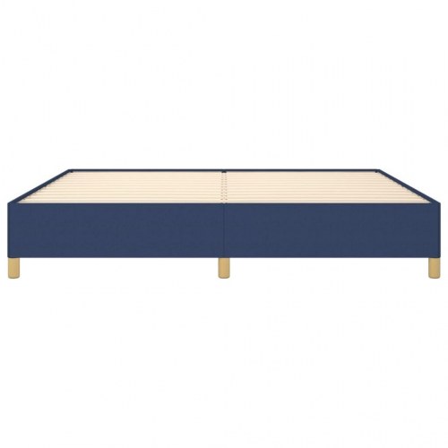Sengeramme i stof uden madras 200 x 200 cm - blå