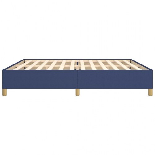 Sengeramme i stof uden madras 200 x 200 cm - blå
