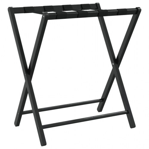 Kuffertbænk 68,5x38x58 cm bambus sort