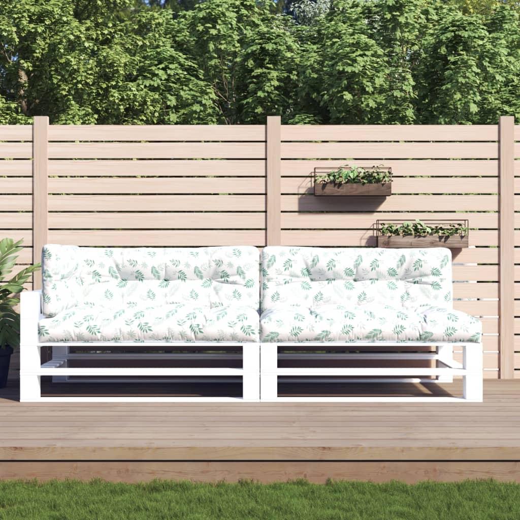 Pallehynder 5 stk. stof bladmønster billede