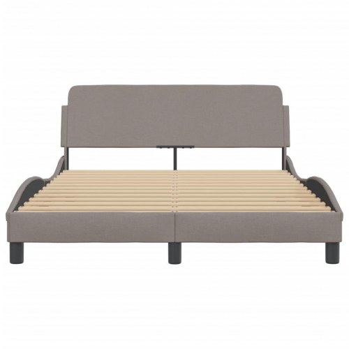 Sengeramme Dover taupe 120 x 200 cm - stof