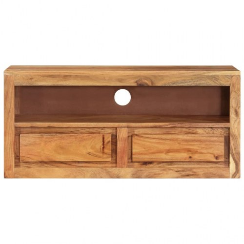 Tv-bord 88x30x40 cm massivt akacietræ