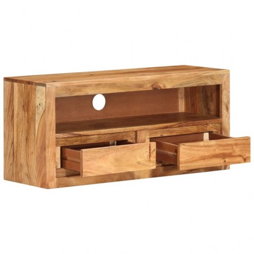 Tv-bord 88x30x40 cm massivt akacietræ