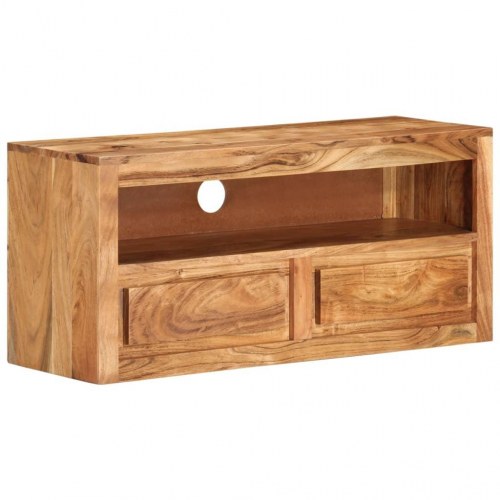 Tv-bord 88x30x40 cm massivt akacietræ