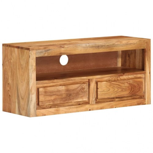Tv-bord 88x30x40 cm massivt akacietræ