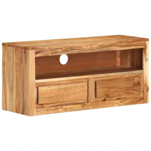 Tv-bord 88x30x40 cm massivt akacietræ