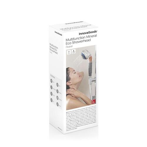 Multifunktions Mineral Ecoshower med Germanium og Tourmaline Pearal InnovaGoods