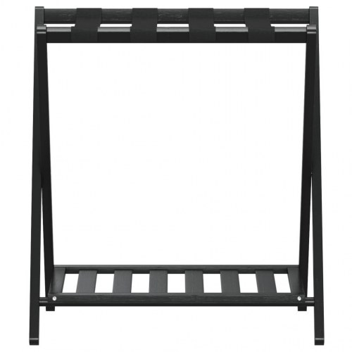 Kuffertbænk 68x38x58 cm bambus sort