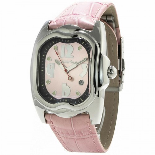 Chronotech unisex armbåndsur CT7274M-08 - pink læder (Ø 41 mm)