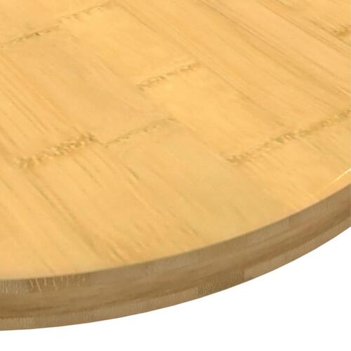 Bordplade Ø60x2,5 cm bambus