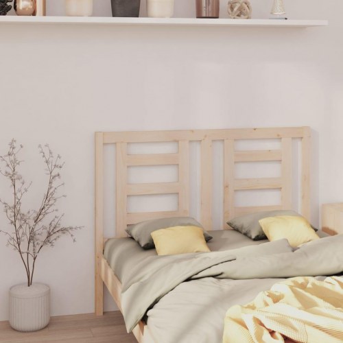 Sengegærde 146 × 4 × 100 cm i massivt fyrretræ - lameldesign