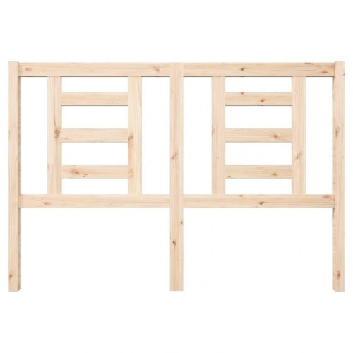 Sengegærde 146 × 4 × 100 cm i massivt fyrretræ - lameldesign