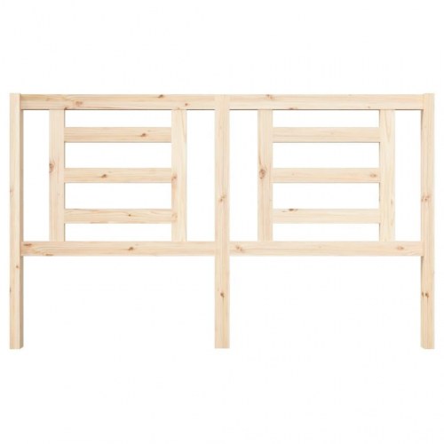 Sengegavl 166 × 4 × 100 cm - massivt fyrretræ, lameldesign