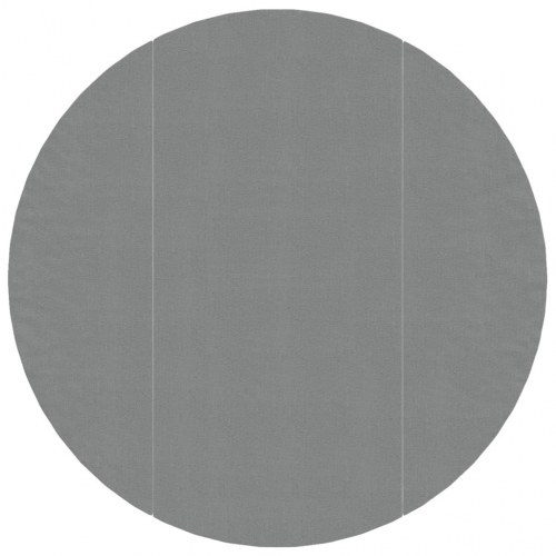 Poolunderlag Ø366 cm polyester-geotekstil lysegrå