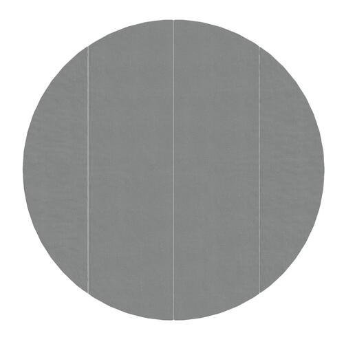 Poolunderlag Ø458 cm polyester-geotekstil lysegrå