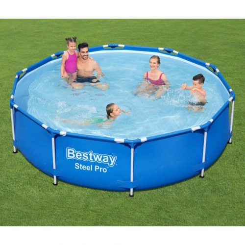 Bestway Steel Pro swimmingpool 305 × 76 cm med filterpumpe