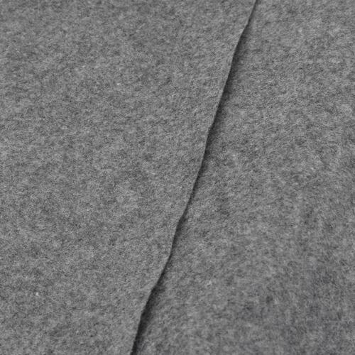 Poolunderlag Ø458 cm polyester-geotekstil lysegrå