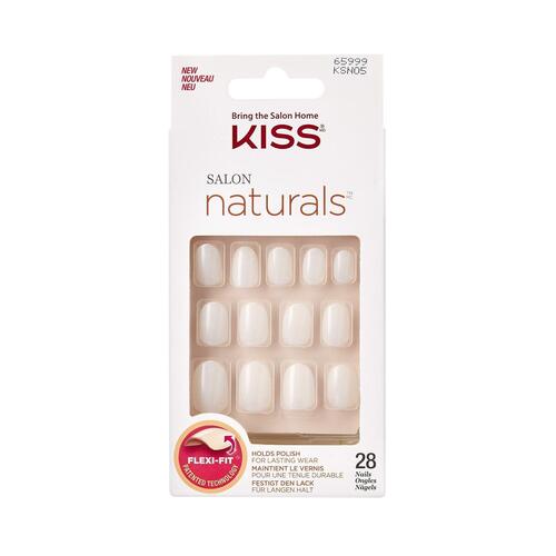 Falske negle Kiss Hvid (28 enheder) (OUTLET A+)