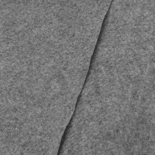 Poolunderlag Ø306 cm polyester-geotekstil lysegrå