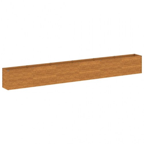 Højbed til haven 578x50x69 cm cortenstål