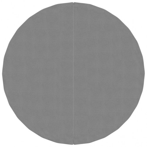 Poolunderlag Ø244 cm polyester-geotekstil lysegrå