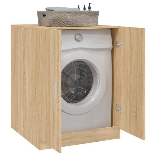 Vaskemaskineskab 71x71,5x91,5 cm sonoma-eg