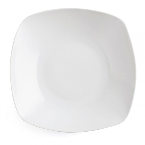 Novo Vinci dyb tallerken - keramik, hvid, 20,5 cm (6 stk.)