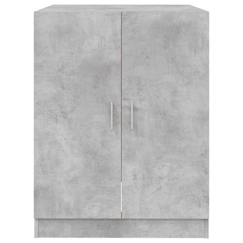 Vaskemaskineskab 71x71,5x91,5 cm betongrå