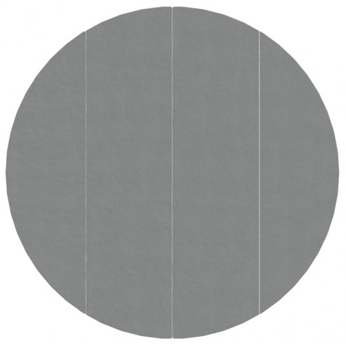 Poolunderlag Ø500 cm polyester-geotekstil lysegrå