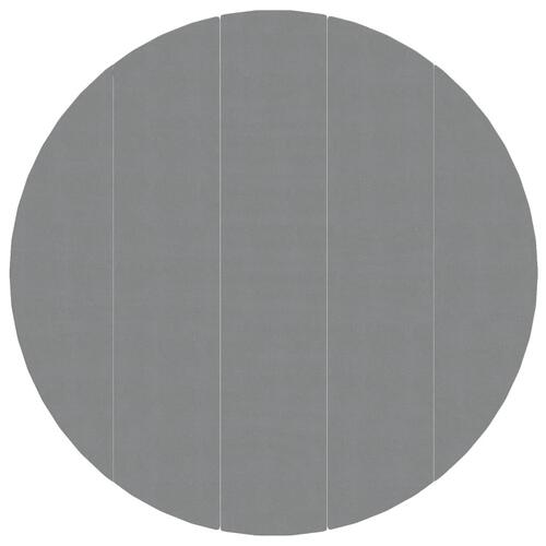 Poolunderlag Ø550 cm polyester-geotekstil lysegrå