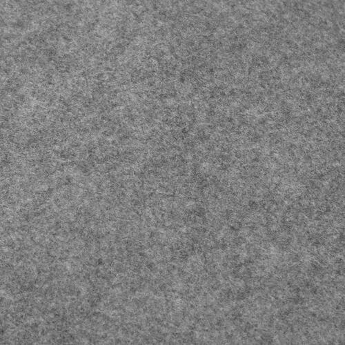 Poolunderlag Ø550 cm polyester-geotekstil lysegrå