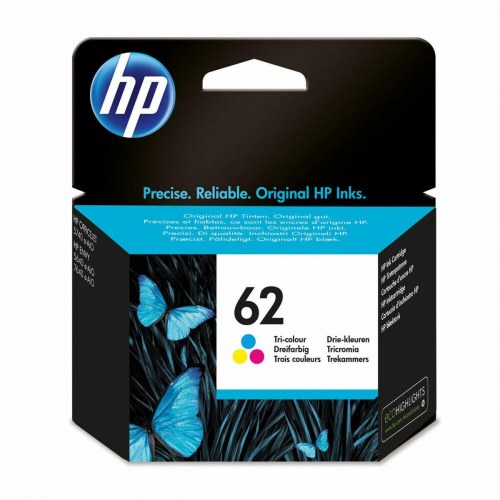 HP 62 original blækpatron - tricolour (cyan/magenta/gul)
