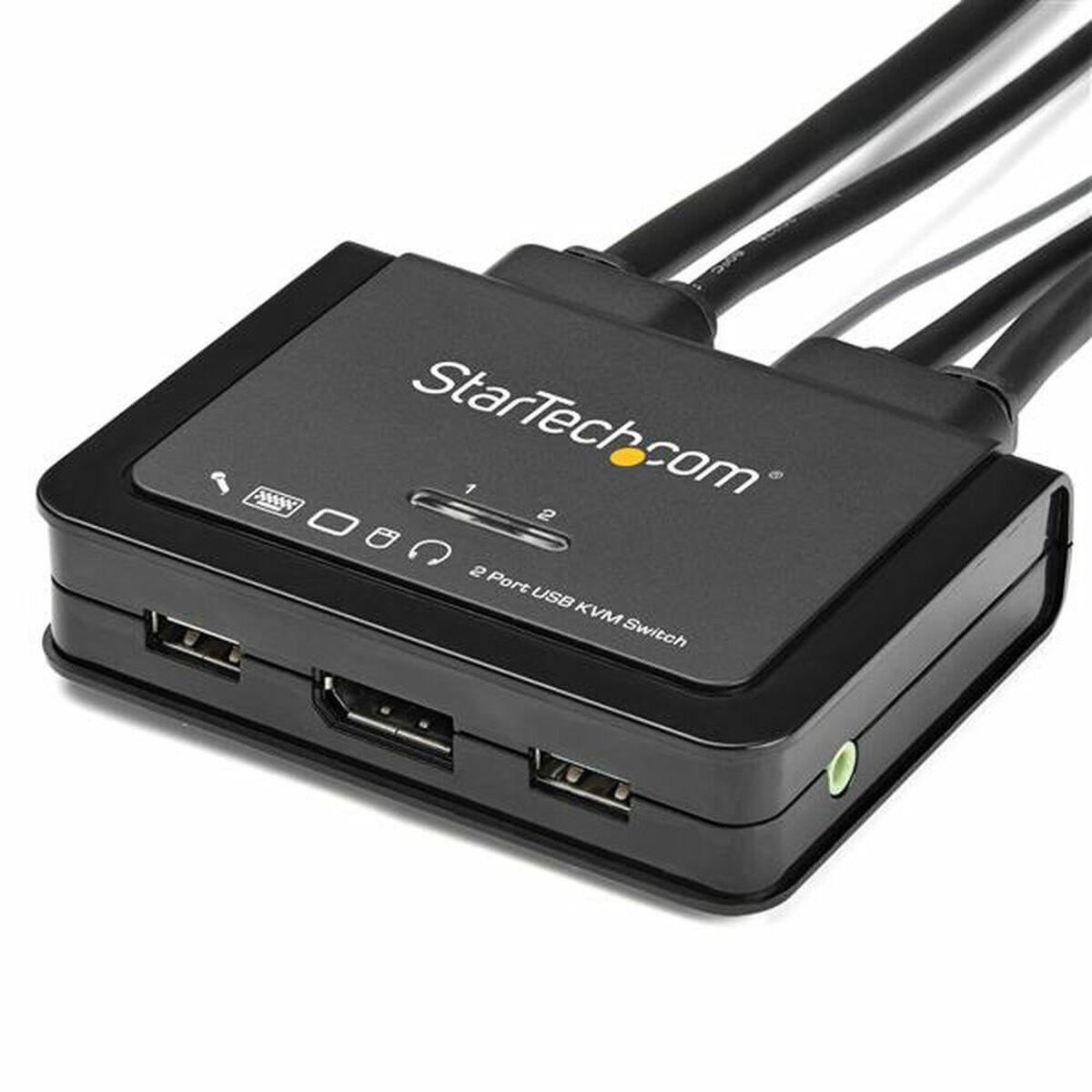 Kvm Kontakt Startech Sv211dpua4k 4k Ultra Hd Usb Displayport 1 2 M