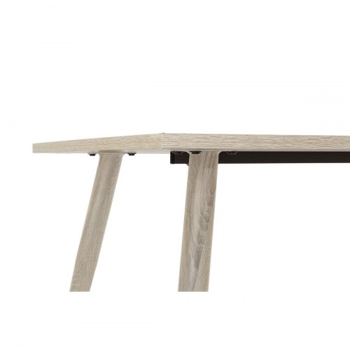 Sofabord - natur/multifarvet, metal & træ MDF, 120 × 60 × 45 cm