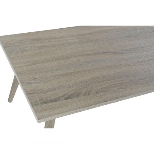 Sofabord - natur/multifarvet, metal & træ MDF, 120 × 60 × 45 cm