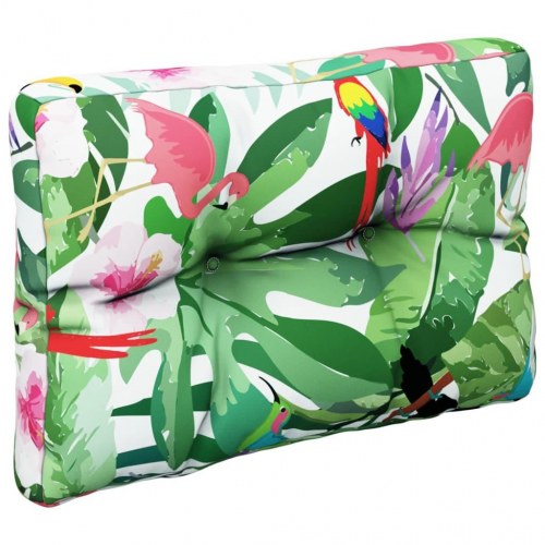 Pallehynder 2 stk. - stof, flerfarvet med fugle og blomster