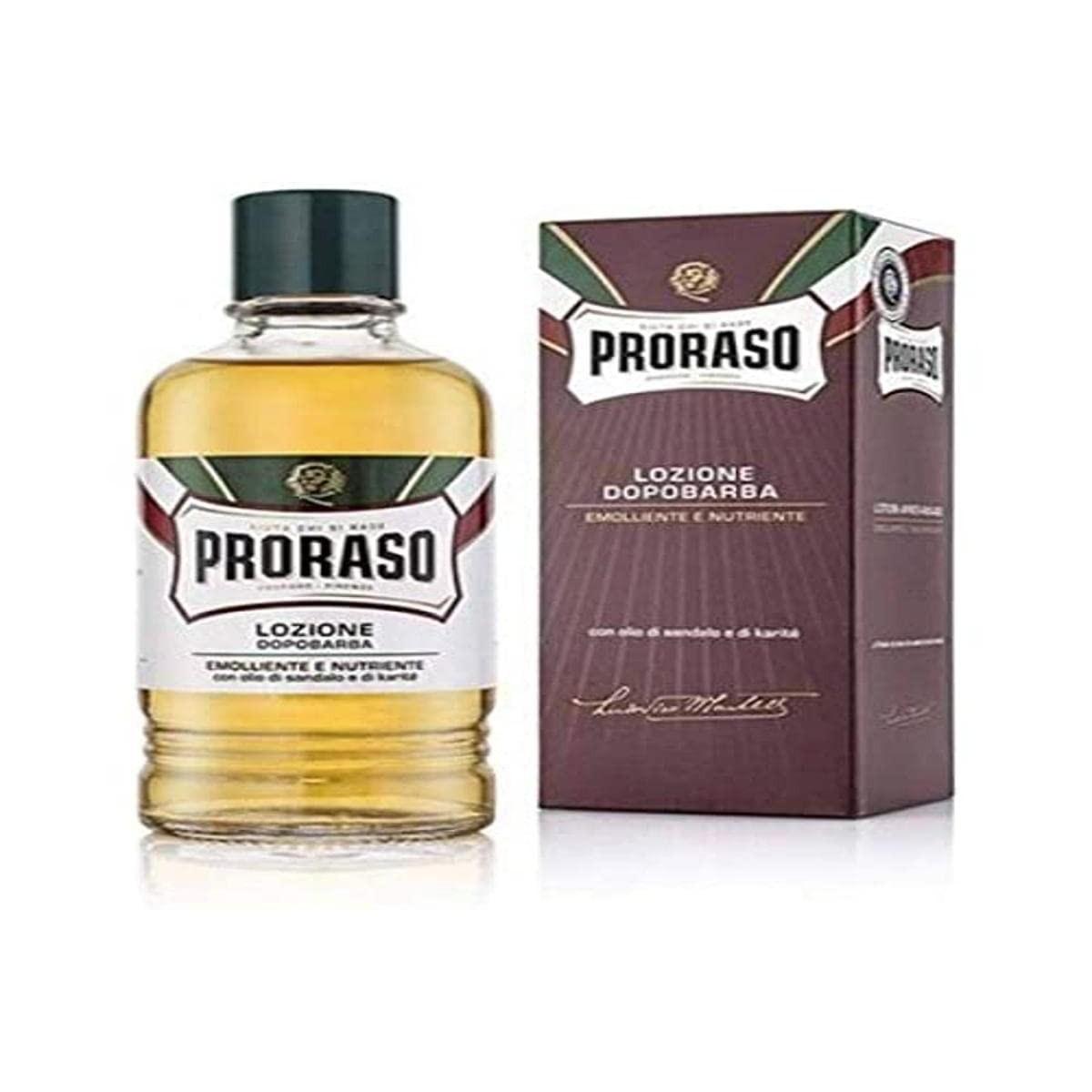 Proraso Aftershave Splash - Nourishing, Sandeltræsolie og Sheasmør (400 ml)