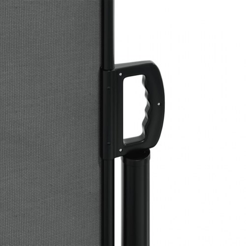Sammenrullelig sidemarkise 220 × 600 cm - antracitgrå