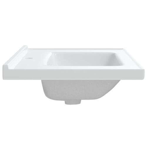 Badeværelsesvask 71x48x19,5 cm rektangulær keramisk hvid