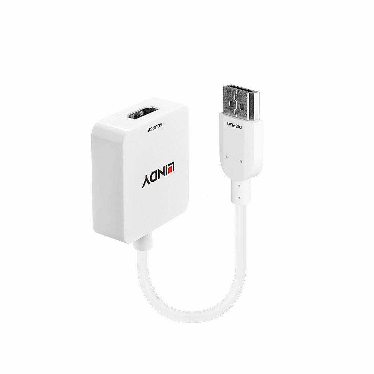 Displayport Til Hdmi Adapter Lindy 38146 Hvid