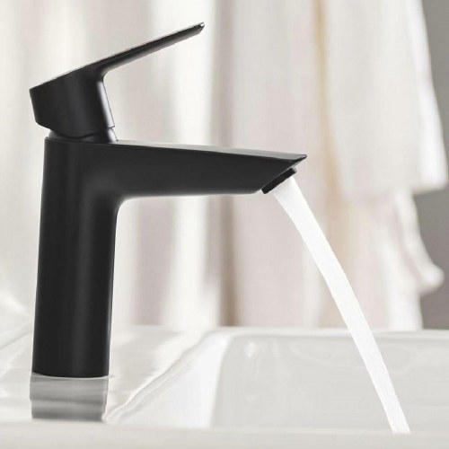 Grohe Start M håndvaskarmatur - mat sort, vandbesparende