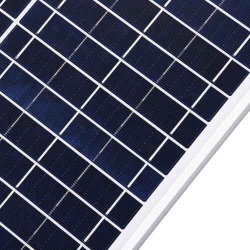 Solcellepanel 20 W polykrystallinsk aluminium og sikkerhedsglas
