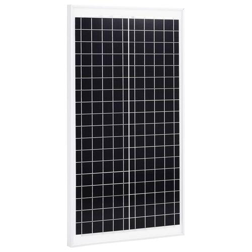 Solcellepanel 30 W polykrystallinsk aluminium og sikkerhedsglas